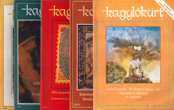 Abhay Narayan - 5 db Kagyl�k�rt foly�irat: 1990/2., 10., 11-12., 14., 17. sz�mok