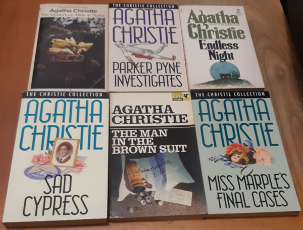 Agatha Christie - The Mysterious Affair at Styles + Endless Night + Sad cypress + Miss Marple's Final Cases + Parker Pyne investigates + The Man In The Brown Suit