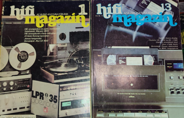 Darvas Lszl  (szerk.) - 2db Hifi Magazin - Darvas Lszl (szerk.) - Hifi Magazin 1979. sz-1.; Hifi Magazin 1983/3.-13.