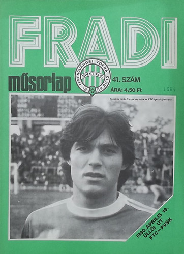 Nagy Bla  (szerk.) - Fradi msorlap 41. szm