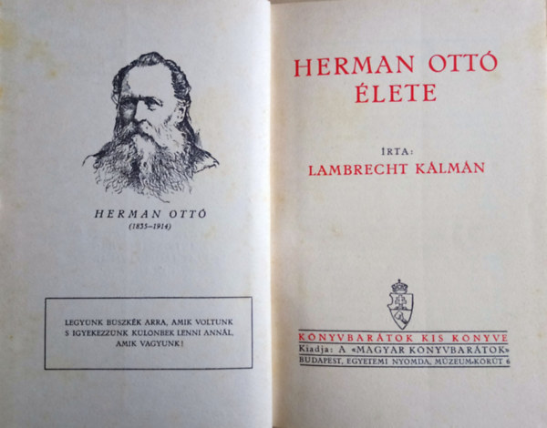 Lambrecht Klmn - Herman Ott lete