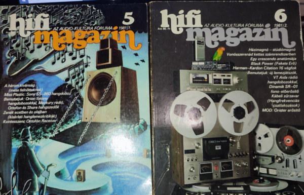 Darvas Lszl  (szerk.) - db Hifi Magazin - Darvas Lszl (szerk.) - Hifi Magazin 1981/1.; Hifi Magazin 1981/2.