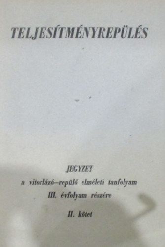 Teljesítményrepülés II. kötet