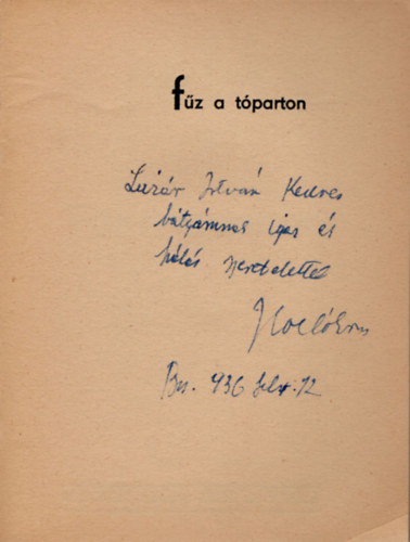 Holl� Ern� - F�z a t�parton- versek-dedik�lt