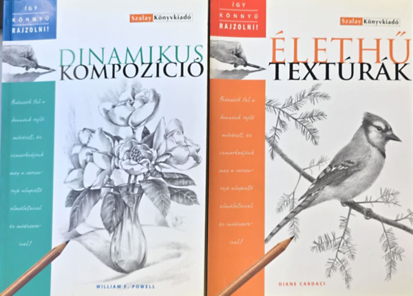 2 db Így könnyű rajzolni!: Élethű textúrák + Dinamikus kompozíció