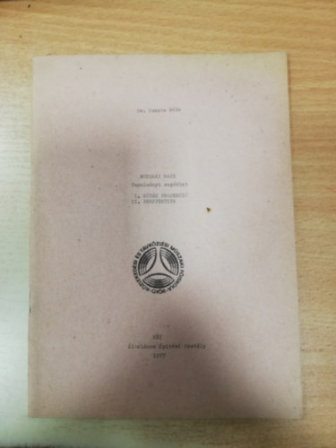 Dr. Szente B�la - M�szaki rajz - Tanulm�nyi seg�dlet