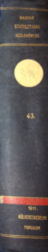 A Magyar Szent Korona országainak 1911. évi külkereskedelmi forgalma. Magyar Statisztikai Közlemények 43. kötet