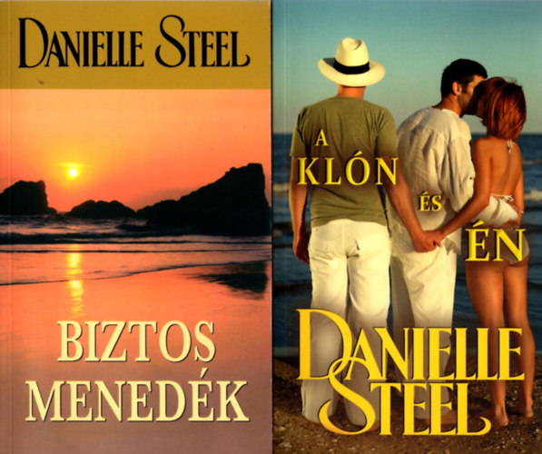 2 db Danielle Steel könyv ( Biztos menedék + A klón és én )