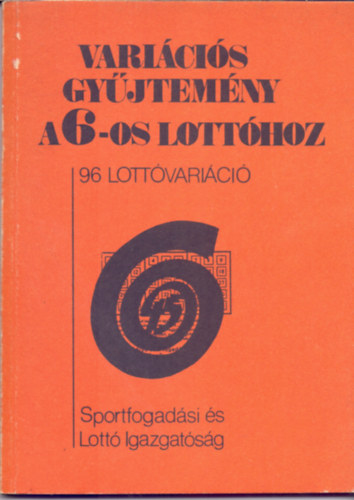 Varicis gyjtemny a 6-os lotthoz