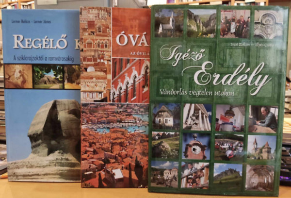 Lerner Balázs, Técsi Zoltán Lerner János - Illyés Csaba - 3 db Utazás a Föld körül: Igéző Erdély + Óvárosok + Regélő kövek