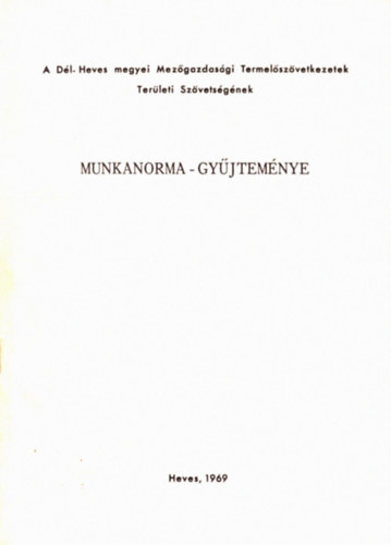 Munkanorma - gy�jtem�nye