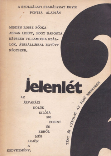 Körmendy-Pintér-Szilágyi-Vámos - Jelenlét 1