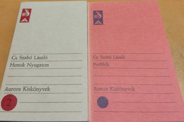 Cs. Szab Lszl - 2 db Aurora kisknyvek: Hunok Nyugaton (2) + Petfik (5)