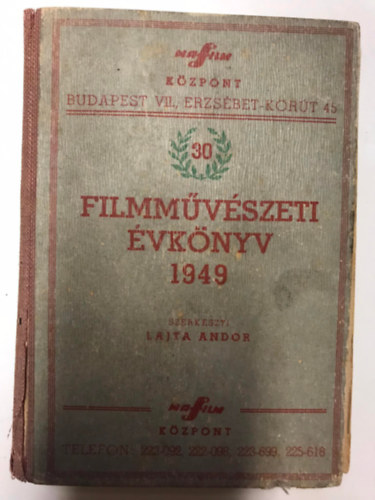Lajta Andor (szerk.) - Filmmvszeti vknyv 1949