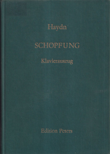 Joseph Haydn - Schpfung (Klavierauszug)