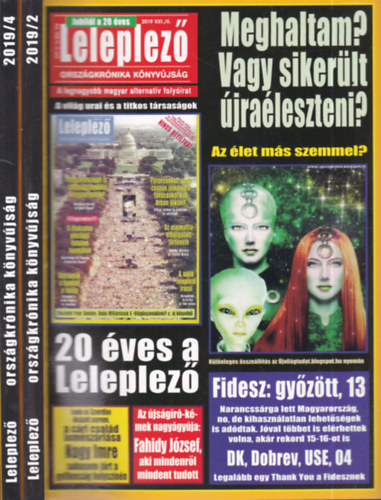 Tőke Péter (főszerk.) - 2 db. Leleplező könyvújság (2019/II. és IV.)