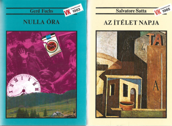 2 db Vilgknyvtr, Gerd Fuchs: Nulla ra, Salvatore Satta: Az tlet napja