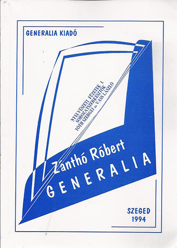 Z�nth� R�bert - Generalia