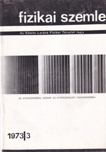 Marx Gyrgy - Fizikai szemle 1973/3