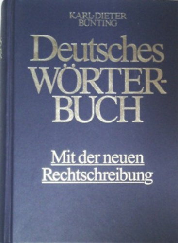 Karl-Dieter B�nting - Deutsches W�rterbuch