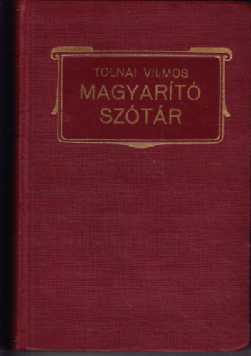 Tolnai Vilmos - Magyart sztr