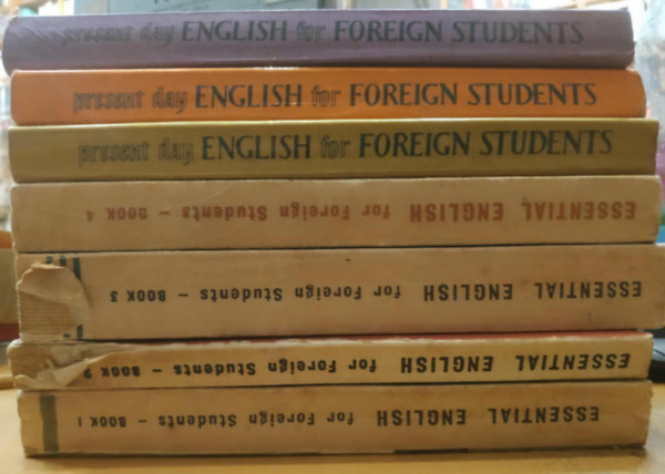 E. Frank Candlin C. E. Eckersley - 7 db Essential English for Foreign Students Book 1-4 + Present Day English for Foreign Students Book 1-3