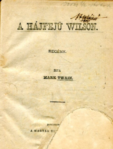 Mark Twain - A hjfej wilson