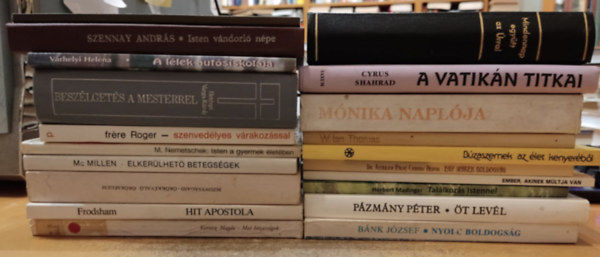 20 db kereszt�nys�g (c�mek a term�klapon)