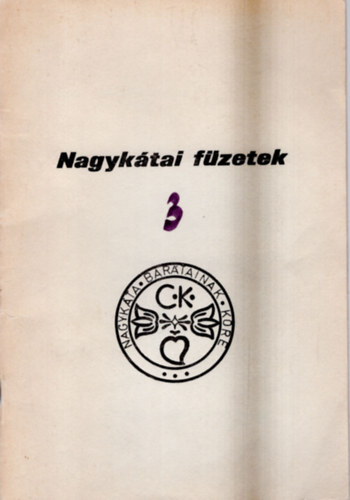 Maksa Ferenc - Nagykátai füzetek 3.