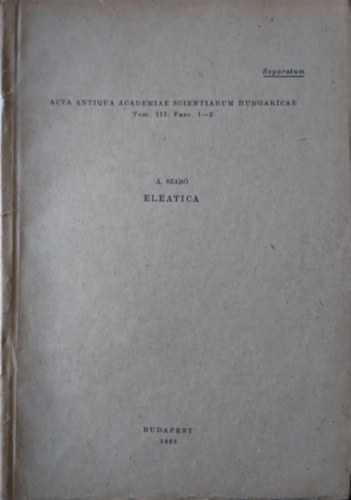 �rp�d Szab� - Eleatica