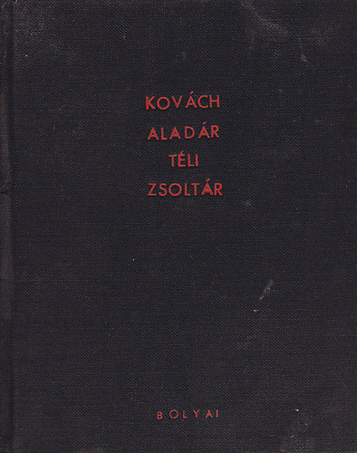 Kov�ch Alad�r - T�li zsolt�r
