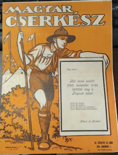 Magyar Cserkész VII. évf. 22. szám - 1926 november 1.