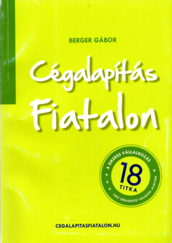 Berger Gbor - Cgalapts fiatalon