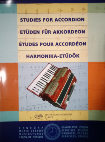 Bartók Karola - Harmonika-etűdök / Studies for accordion / Etüden für akkordeon / Étüdes pour accordéon