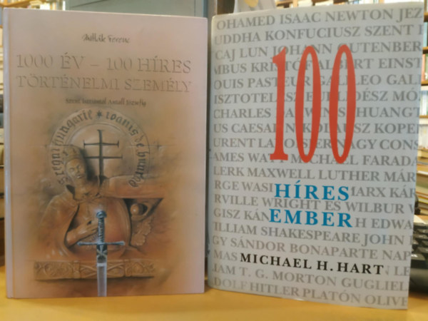 Michael H. Hart Mittk Ferenc - 2 db 100 hres ember + 1000 v - 100 hres trtnelmi szemly