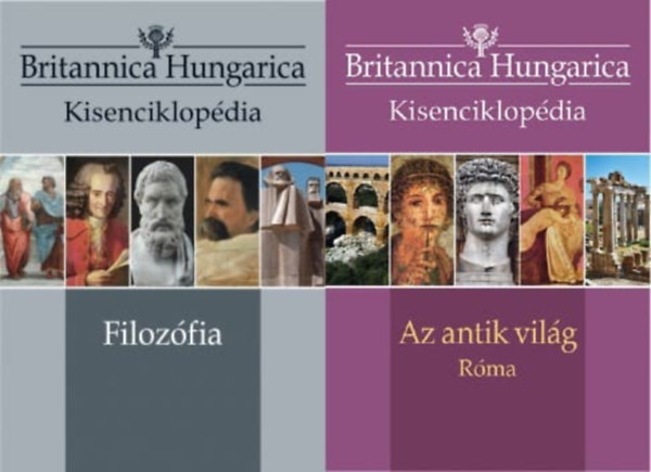 Ndori Attila  (szerk.) - 2 db Britannica Hungarica Kisenciklopdia: Filozfia + Az antik vilg: Rma