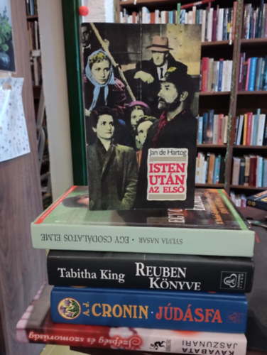 A. J. Cronin, Tabitha King, Nasar Sylvia, Jan De Hartog Kavabata Jaszunari - Sz�pirodalmi k�nyvcsomag 5 darabos K�NYVMENT� AJ�NLAT: Sz�ps�g �s szomor�s�g, J�d�sfa, Reuben k�nyve, Egy csod�latos elme, Isten ut�n az els�