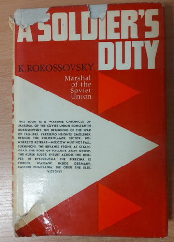 A soldier's duty - Marshal of the Soviet Union