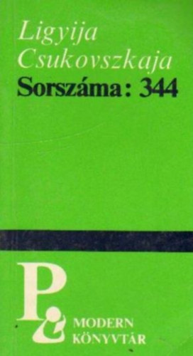 Ligyija Csukovszkaja - Sorsz�ma: 344