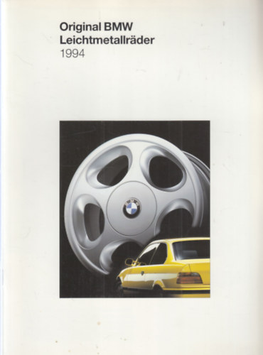 Original BMW Leichtmetallr�der 1994