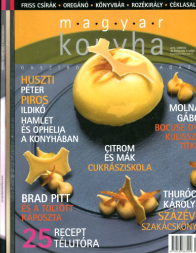 Vink Jzsef  (Szerk.) - 5 db Magyar konyha - gasztronmiai magazin (2011-2018 janur-februr-mrcius)