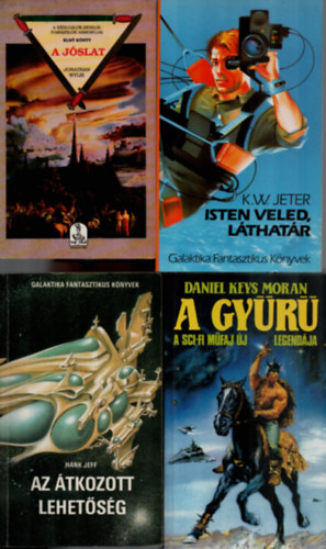 Hank Jeff, Daniel Keys Moran, Jonathan Wylie K. W. Jeter - 4 db Sci-fi egytt: A jslat, A gyr, Az tkozott lehetsg, Isten veled, lthatr.