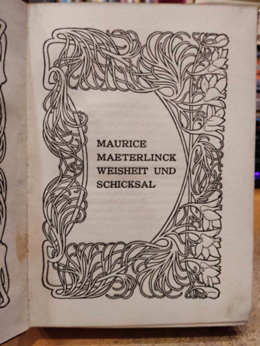 Maurice Maeterlinck - Weisheit und Schicksal (Blcsessg s sors)