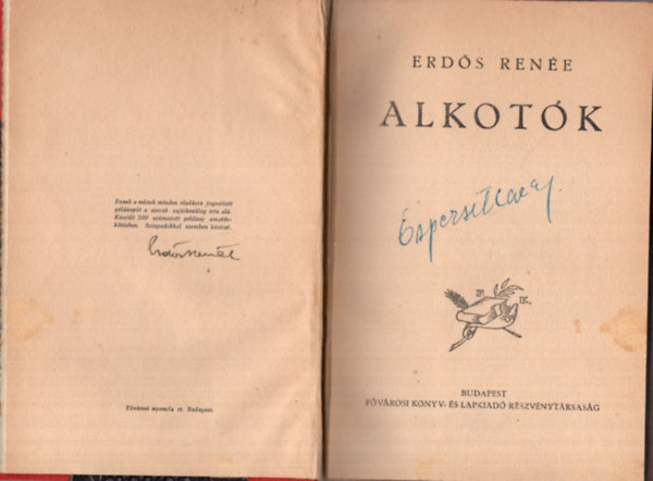 Erd�s Ren�e - Alkot�k