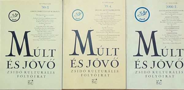 3db m� a M�lt �s j�v�-Zsid� kult�r�lis foly�iratb�l - 1999/3., 4., 2000/2.