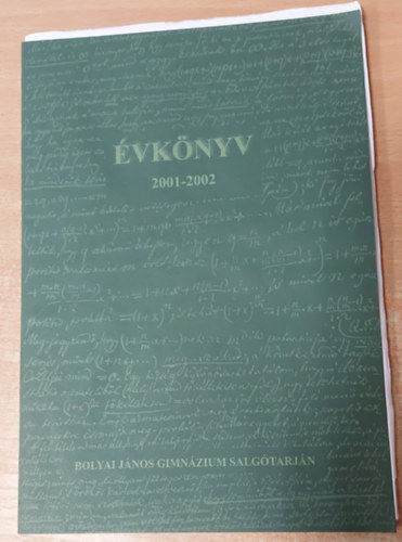 Évkönyv 2001-2002 (Bolyai János Gimnázium Salgótarján)