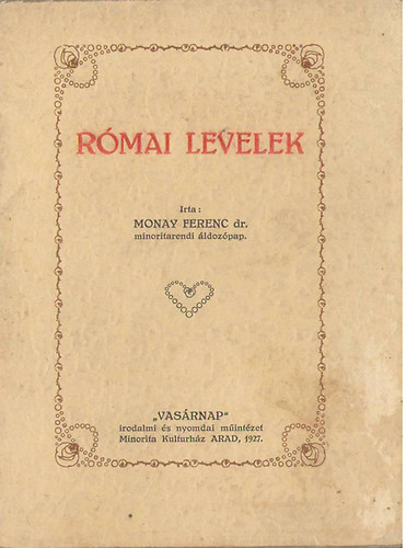 Dr. Monay Ferenc - Római levelek