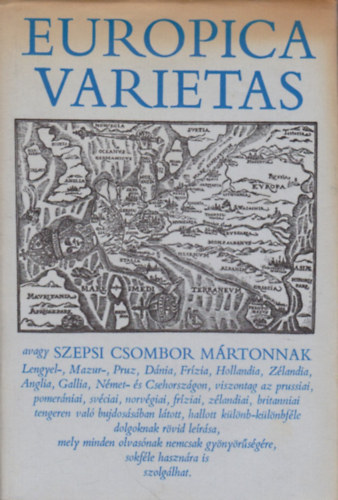 Szepsi Csombor Mrton - Europica varietas