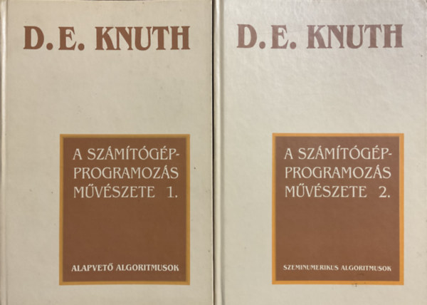 D. E. Knuth - A sz�m�t�g�p-programoz�s m�v�szete I-II.