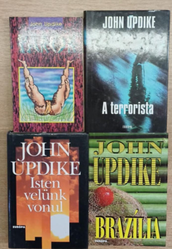 John Updike - 4 db John Updike k�tet: P�rok - A terrorista - Isten vel�nk vonul - Braz�lia